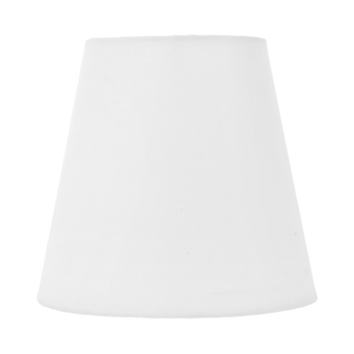 Modern white fabric lamp - white,