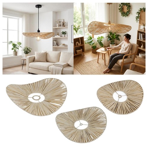 Handwoven lamp shade light - lamp,